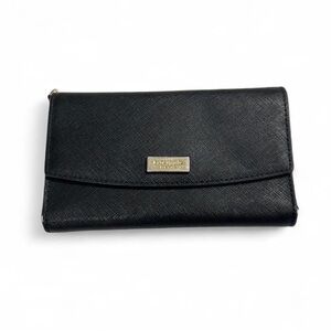 Kate Spade Black Textured Wallet